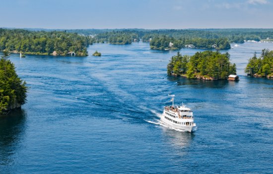Thousand Islands National Park, St Lawrence River,Canada