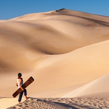 Oman Sandboarding